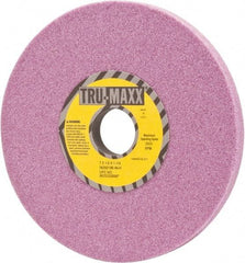 Tru-Maxx - 7" Diam x 1-1/4" Hole x 1/2" Thick, H Hardness, 46 Grit Surface Grinding Wheel - Aluminum Oxide, Type 1, Coarse Grade, 3,600 Max RPM, Vitrified Bond, No Recess - A1 Tooling