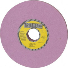 Tru-Maxx - 7" Diam x 1-1/4" Hole x 3/4" Thick, K Hardness, 60 Grit Surface Grinding Wheel - Aluminum Oxide, Type 1, Medium Grade, 3,600 Max RPM, Vitrified Bond, No Recess - A1 Tooling