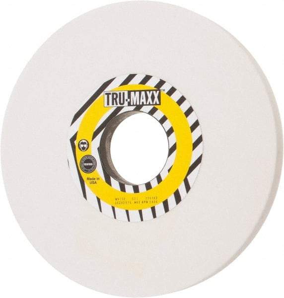 Tru-Maxx - 12" Diam x 3" Hole x 1" Thick, J Hardness, 60 Grit Surface Grinding Wheel - Aluminum Oxide, Type 1, Medium Grade, 2,069 Max RPM, Vitrified Bond, No Recess - A1 Tooling