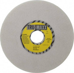 Tru-Maxx - 7" Diam x 1-1/4" Hole x 1/2" Thick, I Hardness, 46 Grit Surface Grinding Wheel - Aluminum Oxide, Type 1, Coarse Grade, 3,600 Max RPM, Vitrified Bond, No Recess - A1 Tooling