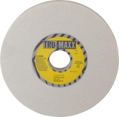 Tru-Maxx - 7" Diam x 1-1/4" Hole x 3/4" Thick, K Hardness, 60 Grit Surface Grinding Wheel - Aluminum Oxide, Type 1, Medium Grade, 3,600 Max RPM, Vitrified Bond, No Recess - A1 Tooling