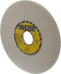 Tru-Maxx - 7" Diam x 1-1/4" Hole x 1/4" Thick, J Hardness, 60 Grit Surface Grinding Wheel - Aluminum Oxide, Type 1, Medium Grade, 3,600 Max RPM, Vitrified Bond, No Recess - A1 Tooling