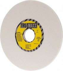 Tru-Maxx - 7" Diam x 1-1/4" Hole x 1/4" Thick, I Hardness, 100 Grit Surface Grinding Wheel - Aluminum Oxide, Type 1, Fine Grade, 3,600 Max RPM, Vitrified Bond, No Recess - A1 Tooling