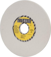 Tru-Maxx - 7" Diam x 1-1/4" Hole x 1/4" Thick, K Hardness, 100 Grit Surface Grinding Wheel - Aluminum Oxide, Type 1, Fine Grade, 3,600 Max RPM, Vitrified Bond, No Recess - A1 Tooling