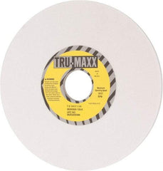 Tru-Maxx - 7" Diam x 1-1/4" Hole x 1/4" Thick, K Hardness, 120 Grit Surface Grinding Wheel - Aluminum Oxide, Type 1, Fine Grade, 3,600 Max RPM, Vitrified Bond, No Recess - A1 Tooling