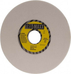 Tru-Maxx - 7" Diam x 1-1/4" Hole x 1/4" Thick, H Hardness, 80 Grit Surface Grinding Wheel - Aluminum Oxide, Type 1, Medium Grade, 3,600 Max RPM, Vitrified Bond, No Recess - A1 Tooling