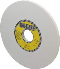 Tru-Maxx - 7" Diam x 1-1/4" Hole x 1/4" Thick, L Hardness, 150 Grit Surface Grinding Wheel - Aluminum Oxide, Type 1, Very Fine Grade, 3,600 Max RPM, Vitrified Bond, No Recess - A1 Tooling