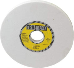 Tru-Maxx - 7" Diam x 1-1/4" Hole x 1/2" Thick, K Hardness, 120 Grit Surface Grinding Wheel - Aluminum Oxide, Type 1, Fine Grade, 3,600 Max RPM, Vitrified Bond, No Recess - A1 Tooling