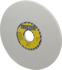 Tru-Maxx - 8" Diam x 1-1/4" Hole x 1/4" Thick, H Hardness, 46 Grit Surface Grinding Wheel - Aluminum Oxide, Type 1, Coarse Grade, 3,600 Max RPM, Vitrified Bond, No Recess - A1 Tooling