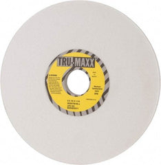 Tru-Maxx - 8" Diam x 1-1/4" Hole x 1/2" Thick, J Hardness, 80 Grit Surface Grinding Wheel - Aluminum Oxide, Type 1, Medium Grade, 3,600 Max RPM, Vitrified Bond, No Recess - A1 Tooling