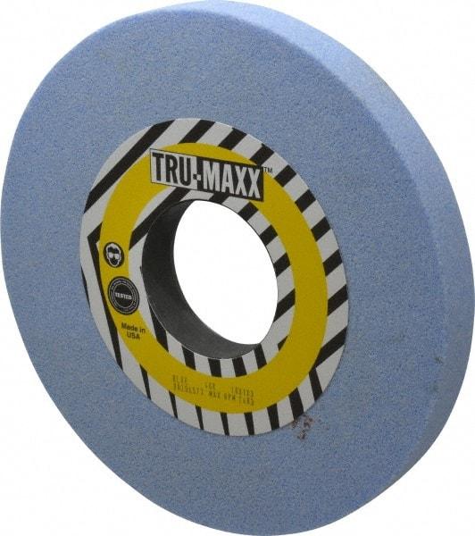 Tru-Maxx - 10" Diam x 3" Hole x 1" Thick, K Hardness, 46 Grit Surface Grinding Wheel - Ceramic, Type 1, Coarse Grade, 3,250 Max RPM, Vitrified Bond, No Recess - A1 Tooling