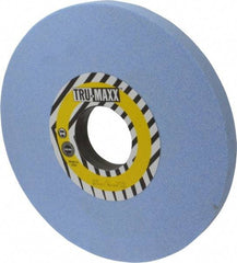 Tru-Maxx - 12" Diam x 3" Hole x 1" Thick, J Hardness, 46 Grit Surface Grinding Wheel - Ceramic, Type 1, Coarse Grade, 2,705 Max RPM, Vitrified Bond, No Recess - A1 Tooling