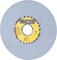 Tru-Maxx - 7" Diam x 1-1/4" Hole x 1/4" Thick, K Hardness, 80 Grit Surface Grinding Wheel - Ceramic, Type 1, Medium Grade, 3,600 Max RPM, Vitrified Bond, No Recess - A1 Tooling