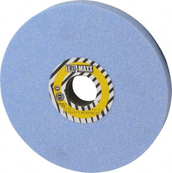 Tru-Maxx - 7" Diam x 1-1/4" Hole x 3/4" Thick, I Hardness, 46 Grit Surface Grinding Wheel - Ceramic, Type 1, Coarse Grade, 3,600 Max RPM, Vitrified Bond, No Recess - A1 Tooling