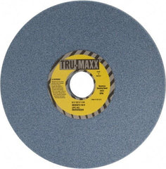 Tru-Maxx - 8" Diam x 1-1/4" Hole x 1/2" Thick, K Hardness, 46 Grit Surface Grinding Wheel - Ceramic, Type 1, Coarse Grade, 3,600 Max RPM, Vitrified Bond, No Recess - A1 Tooling