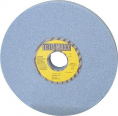 Tru-Maxx - 8" Diam x 1-1/4" Hole x 3/4" Thick, I Hardness, 46 Grit Surface Grinding Wheel - Ceramic, Type 1, Coarse Grade, 3,105 Max RPM, Vitrified Bond, No Recess - A1 Tooling