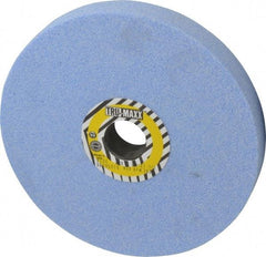 Tru-Maxx - 8" Diam x 1-1/4" Hole x 1" Thick, K Hardness, 46 Grit Surface Grinding Wheel - Ceramic, Type 1, Coarse Grade, 3,600 Max RPM, Vitrified Bond, No Recess - A1 Tooling