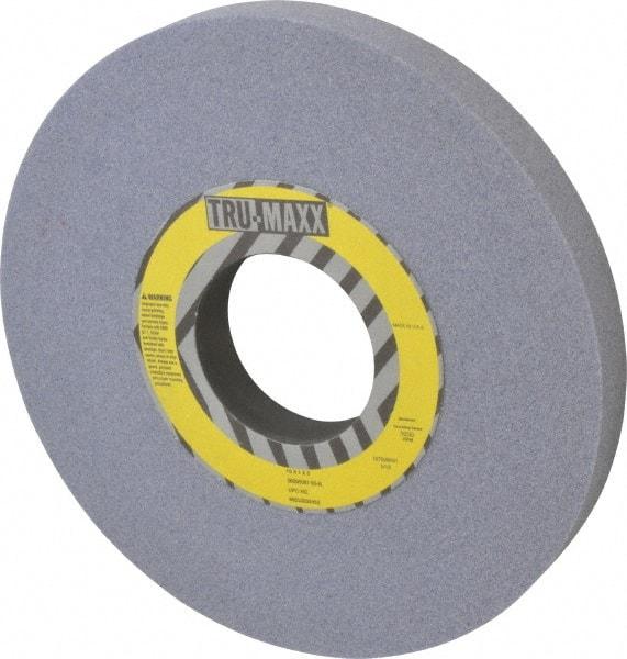 Tru-Maxx - 10" Diam x 3" Hole x 1" Thick, K Hardness, 60 Grit Surface Grinding Wheel - Aluminum Oxide, Type 1, Medium Grade, 3,250 Max RPM, Vitrified Bond, No Recess - A1 Tooling