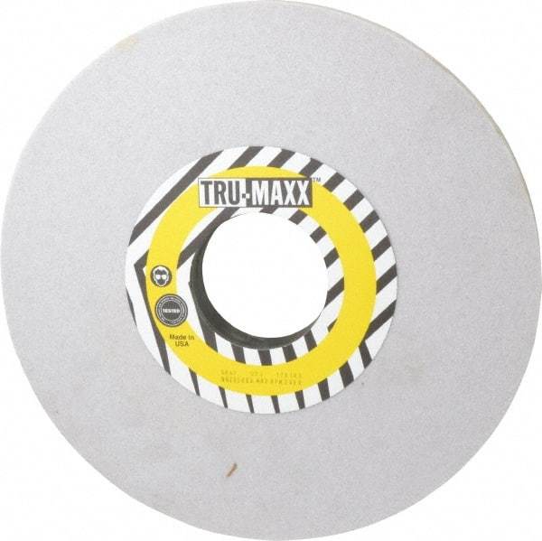 Tru-Maxx - 12" Diam x 3" Hole x 1" Thick, J Hardness, 60 Grit Surface Grinding Wheel - Aluminum Oxide, Type 1, Medium Grade, 2,705 Max RPM, Vitrified Bond, No Recess - A1 Tooling