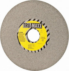 Tru-Maxx - 7" Diam x 1-1/4" Hole x 1/4" Thick, J Hardness, 100 Grit Surface Grinding Wheel - Aluminum Oxide, Type 1, Fine Grade, 3,600 Max RPM, Vitrified Bond, No Recess - A1 Tooling