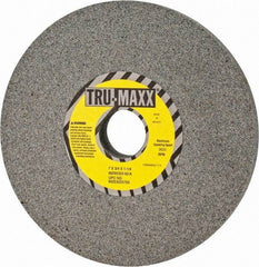 Tru-Maxx - 7" Diam x 1-1/4" Hole x 3/4" Thick, K Hardness, 60 Grit Surface Grinding Wheel - Aluminum Oxide, Type 1, Medium Grade, 3,600 Max RPM, Vitrified Bond, No Recess - A1 Tooling