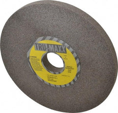 Tru-Maxx - 7" Diam x 1-1/4" Hole x 1/2" Thick, J Hardness, 60 Grit Surface Grinding Wheel - Aluminum Oxide, Type 1, Medium Grade, 3,600 Max RPM, Vitrified Bond, No Recess - A1 Tooling