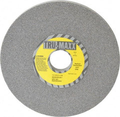 Tru-Maxx - 7" Diam x 1-1/4" Hole x 1/2" Thick, I Hardness, 80 Grit Surface Grinding Wheel - Aluminum Oxide, Type 1, Medium Grade, 3,600 Max RPM, Vitrified Bond, No Recess - A1 Tooling