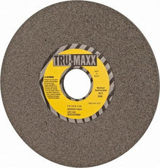 Tru-Maxx - 7" Diam x 1-1/4" Hole x 1/4" Thick, H Hardness, 80 Grit Surface Grinding Wheel - Aluminum Oxide, Type 1, Medium Grade, 3,600 Max RPM, Vitrified Bond, No Recess - A1 Tooling