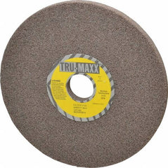 Tru-Maxx - 8" Diam x 1-1/4" Hole x 1/2" Thick, H Hardness, 46 Grit Surface Grinding Wheel - Aluminum Oxide, Type 1, Coarse Grade, 3,105 Max RPM, Vitrified Bond, No Recess - A1 Tooling