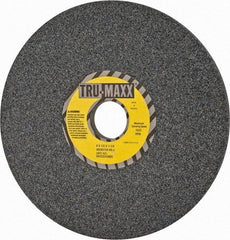 Tru-Maxx - 8" Diam x 1-1/4" Hole x 1/2" Thick, J Hardness, 46 Grit Surface Grinding Wheel - Aluminum Oxide, Type 1, Coarse Grade, 3,600 Max RPM, Vitrified Bond, No Recess - A1 Tooling