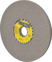 Tru-Maxx - 8" Diam x 1-1/4" Hole x 1/2" Thick, H Hardness, 60 Grit Surface Grinding Wheel - Aluminum Oxide, Type 1, Medium Grade, 3,600 Max RPM, Vitrified Bond, No Recess - A1 Tooling