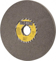 Tru-Maxx - 8" Diam x 1-1/4" Hole x 1/2" Thick, I Hardness, 80 Grit Surface Grinding Wheel - Aluminum Oxide, Type 1, Medium Grade, 3,600 Max RPM, Vitrified Bond, No Recess - A1 Tooling