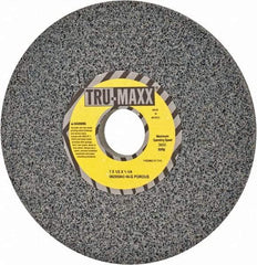 Tru-Maxx - 7" Diam x 1-1/4" Hole x 1/2" Thick, G Hardness, 46 Grit Surface Grinding Wheel - Aluminum Oxide, Type 1, Coarse Grade, 3,600 Max RPM, Vitrified Bond, No Recess - A1 Tooling