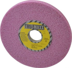 Tru-Maxx - 7" Diam x 1-1/4" Hole x 1/2" Thick, J Hardness, 46 Grit Surface Grinding Wheel - Aluminum Oxide, Type 1, Coarse Grade, 3,600 Max RPM, Vitrified Bond, No Recess - A1 Tooling