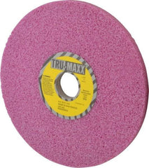 Tru-Maxx - 8" Diam x 1-1/4" Hole x 1/2" Thick, H Hardness, 46 Grit Surface Grinding Wheel - Aluminum Oxide, Type 1, Coarse Grade, 3,600 Max RPM, Vitrified Bond, No Recess - A1 Tooling