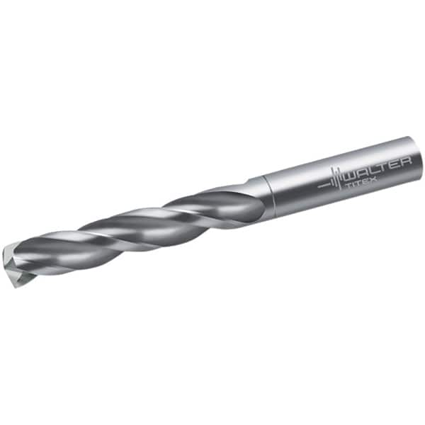 Walter-Titex - 1/4" 150° Spiral Flute Solid Carbide Screw Machine Drill Bit - A1 Tooling