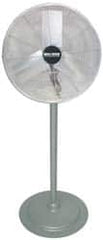 TPI - 30" Blade, 1/4 hp, 9,200 Max CFM, Single Phase Pedestal Stand Explosion Proof Fan - 5/2.6 Amps, 120/240 Volts - A1 Tooling