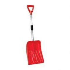 Value Collection - 10-1/2 Inch Wide Blade x 13 Inch High Blade Snow Shovel - 24 Inch Long Metal Shaft Handle with Poly D-Grip - A1 Tooling