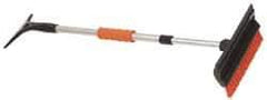 Value Collection - 48" Long, Telescoping Snowbroom & Ice Scraper - 9" Telescoping, Plastic & Metal - A1 Tooling