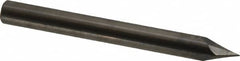 Made in USA - 1/4" Body Diam, 60°, 2-1/2" OAL, Solid Carbide Spotting Drill - A1 Tooling