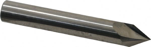 Made in USA - 3/8" Body Diam, 60°, 2-1/2" OAL, Solid Carbide Spotting Drill - A1 Tooling