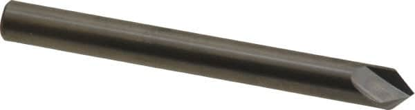 Made in USA - 1/4" Body Diam, 90°, 2-1/2" OAL, Solid Carbide Spotting Drill - A1 Tooling