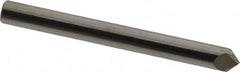 Made in USA - 1/4" Body Diam, 120°, 2-1/2" OAL, Solid Carbide Spotting Drill - A1 Tooling