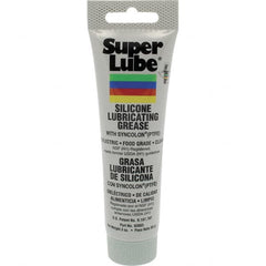 Synco Chemical - 3 oz Tube Silicone General Purpose Grease - Translucent White, Food Grade, 500°F Max Temp, NLGIG 2, - A1 Tooling