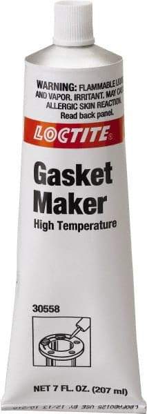 Loctite - 7 oz Tube Gray RTV Silicone Gasket Sealant - -50 to 600°F Operating Temp - A1 Tooling