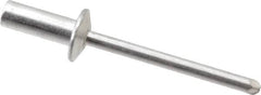 RivetKing - Size 64 Dome Head Aluminum Closed End Sealing Blind Rivet - Aluminum Mandrel, 0.188" to 1/4" Grip, 3/8" Head Diam, 0.192" to 0.196" Hole Diam, 0.531" Length Under Head, 3/16" Body Diam - A1 Tooling