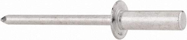 RivetKing - Size 66 Dome Head Aluminum Closed End Sealing Blind Rivet - Aluminum Mandrel, 0.251" to 3/8" Grip, 3/8" Head Diam, 0.192" to 0.196" Hole Diam, 0.656" Length Under Head, 3/16" Body Diam - A1 Tooling