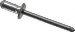 RivetKing - Size 82-84 Dome Head Aluminum Multi Grip Blind Rivet - Steel Mandrel, 0.062" to 1/4" Grip, 0.511" Head Diam, 0.257" to 0.261" Hole Diam, 0.472" Length Under Head, 1/4" Body Diam - A1 Tooling