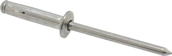 RivetKing - Size 0523 Dome Head Aluminum Tri Folding Blind Rivet - Aluminum Mandrel, 0.04" to 0.275" Grip, 0.315" Head Diam, 0.165" to 0.178" Hole Diam, 0.81" Length Under Head, 5/32" Body Diam - A1 Tooling