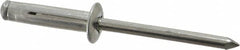 RivetKing - Size 0625 Dome Head Aluminum Tri Folding Blind Rivet - Aluminum Mandrel, 0.04" to 0.354" Grip, 0.386" Head Diam, 0.196" to 0.209" Hole Diam, 0.906" Length Under Head, 3/16" Body Diam - A1 Tooling